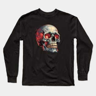 Fireborn Skull, Infernal Apocalypse Long Sleeve T-Shirt